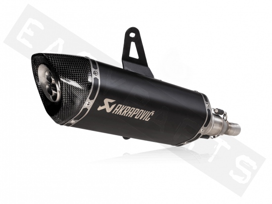 Muffler AKRAPOVIC Slip-On Black Dragster 125-200 E5 2021-2023